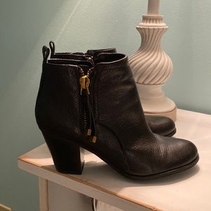 Franco Sarto Black Heeled Boots